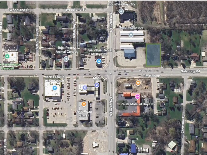 1211 Salzburg Ave, Bay City, MI for lease Aerial- Image 1 of 4