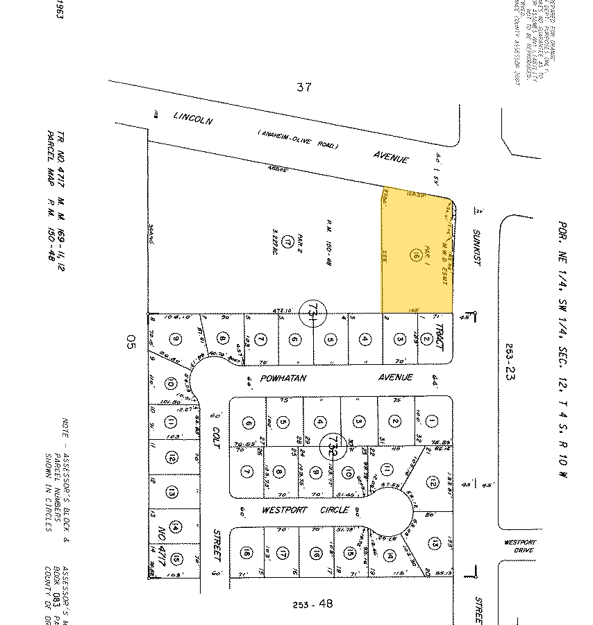 2450 E Lincoln Ave, Anaheim, CA à vendre Plan cadastral- Image 1 de 1