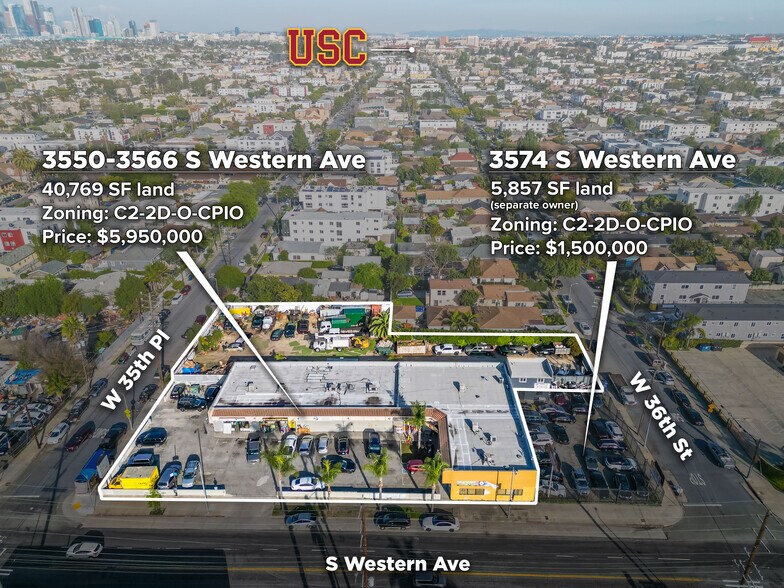 3550 S Western Ave, Los Angeles, CA à vendre - Photo du bâtiment - Image 2 de 6