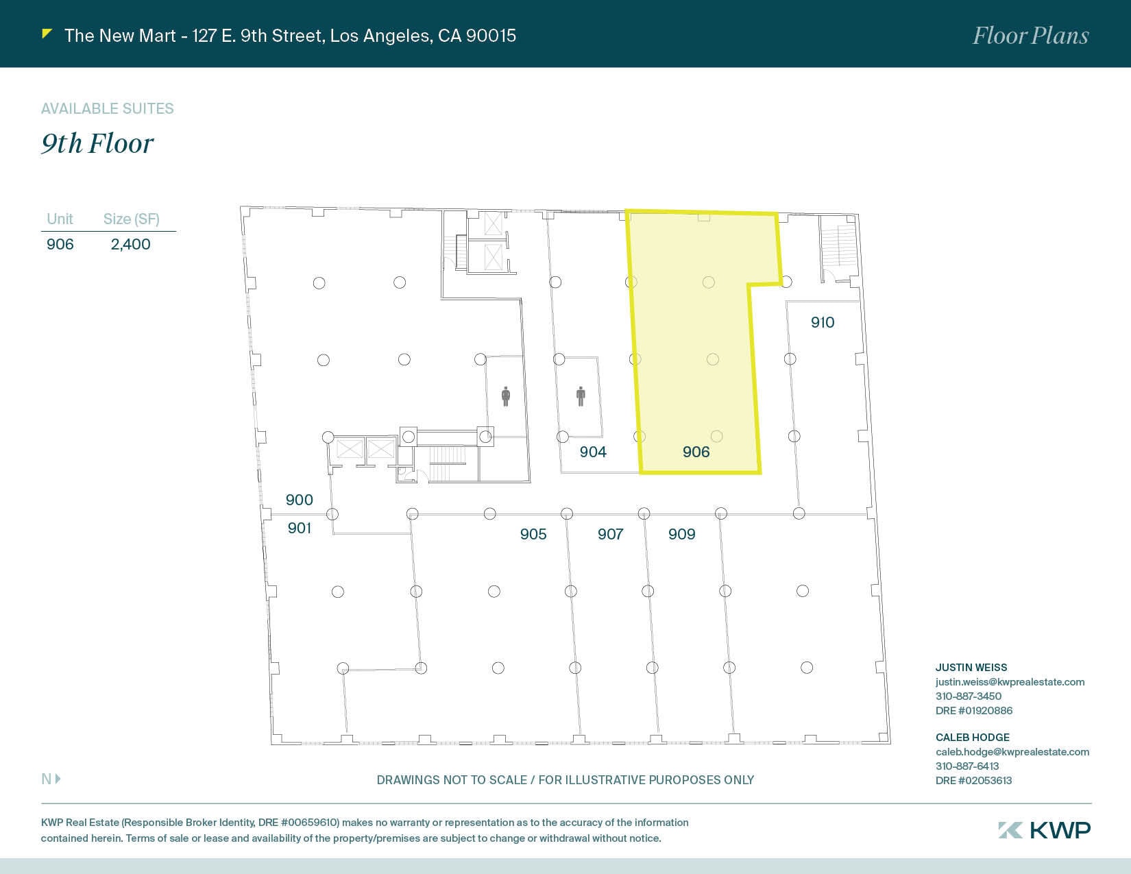 127 E 9th St, Los Angeles, CA for lease Floor Plan- Image 1 of 1