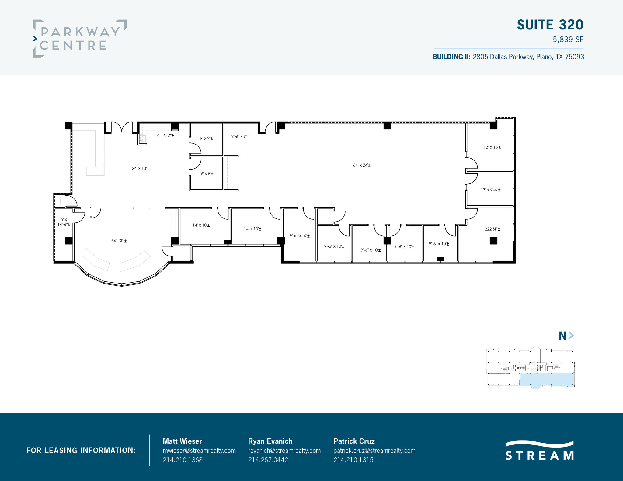 2805 Dallas Pkwy, Plano, TX à louer Plan d’étage- Image 1 de 1