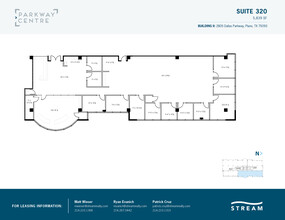 2805 Dallas Pkwy, Plano, TX à louer Plan d’étage- Image 1 de 1