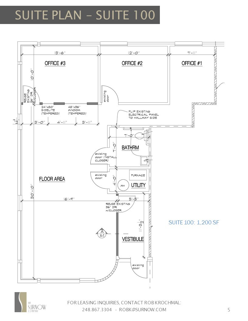 7035 Orchard Lake Rd, West Bloomfield, MI à louer Plan d  tage- Image 1 de 4