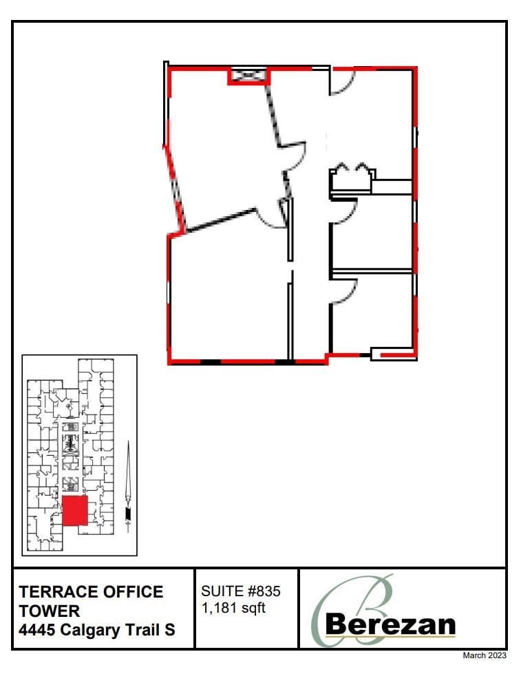 4445 Calgary Trl, Edmonton, AB for lease Floor Plan- Image 1 of 1