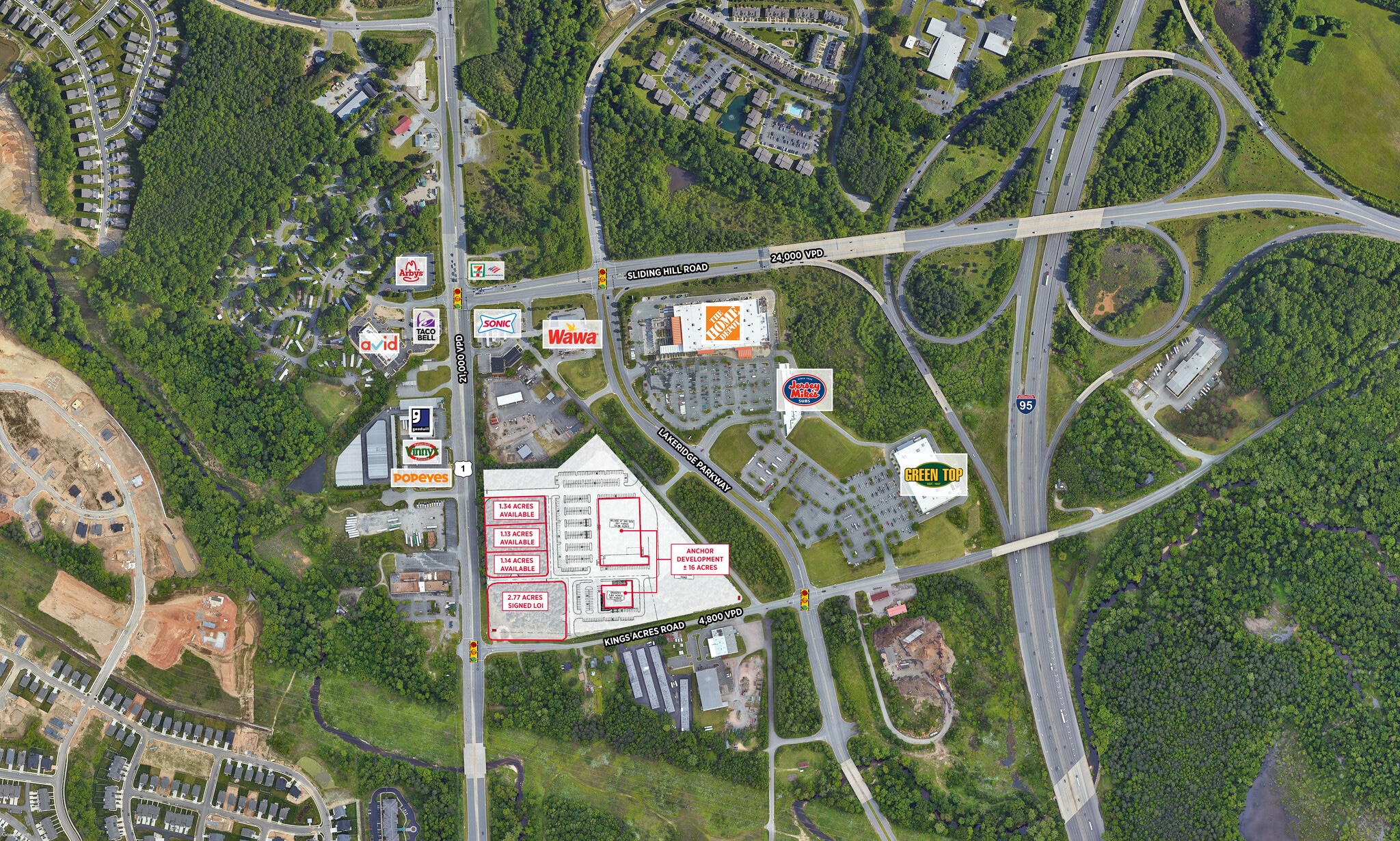 Kings Acres Road-Jr Anchor, Glen Allen, VA for lease Primary Photo- Image 1 of 2