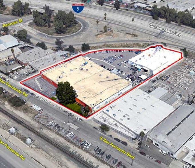 8484 San Fernando Rd, Sun Valley, CA à louer - Aérien - Image 2 de 7