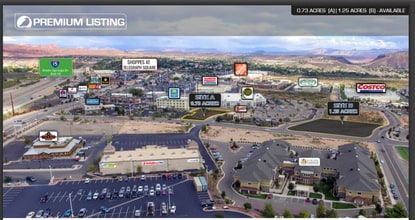 E 2720, Saint George, UT - AÉRIEN  Vue de la carte