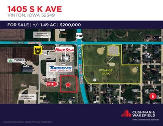 Plus de détails pour K Ave, Vinton, IA - Terrain à vendre