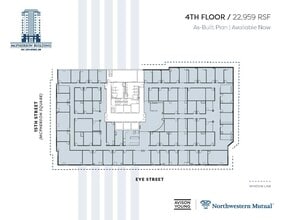901 15th St NW, Washington, DC à louer Plan d’étage- Image 1 de 2