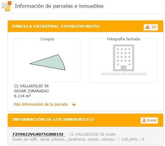 Calle Valladolid, 1, Gójar, Granada for sale - Site Plan - Image 3 of 3