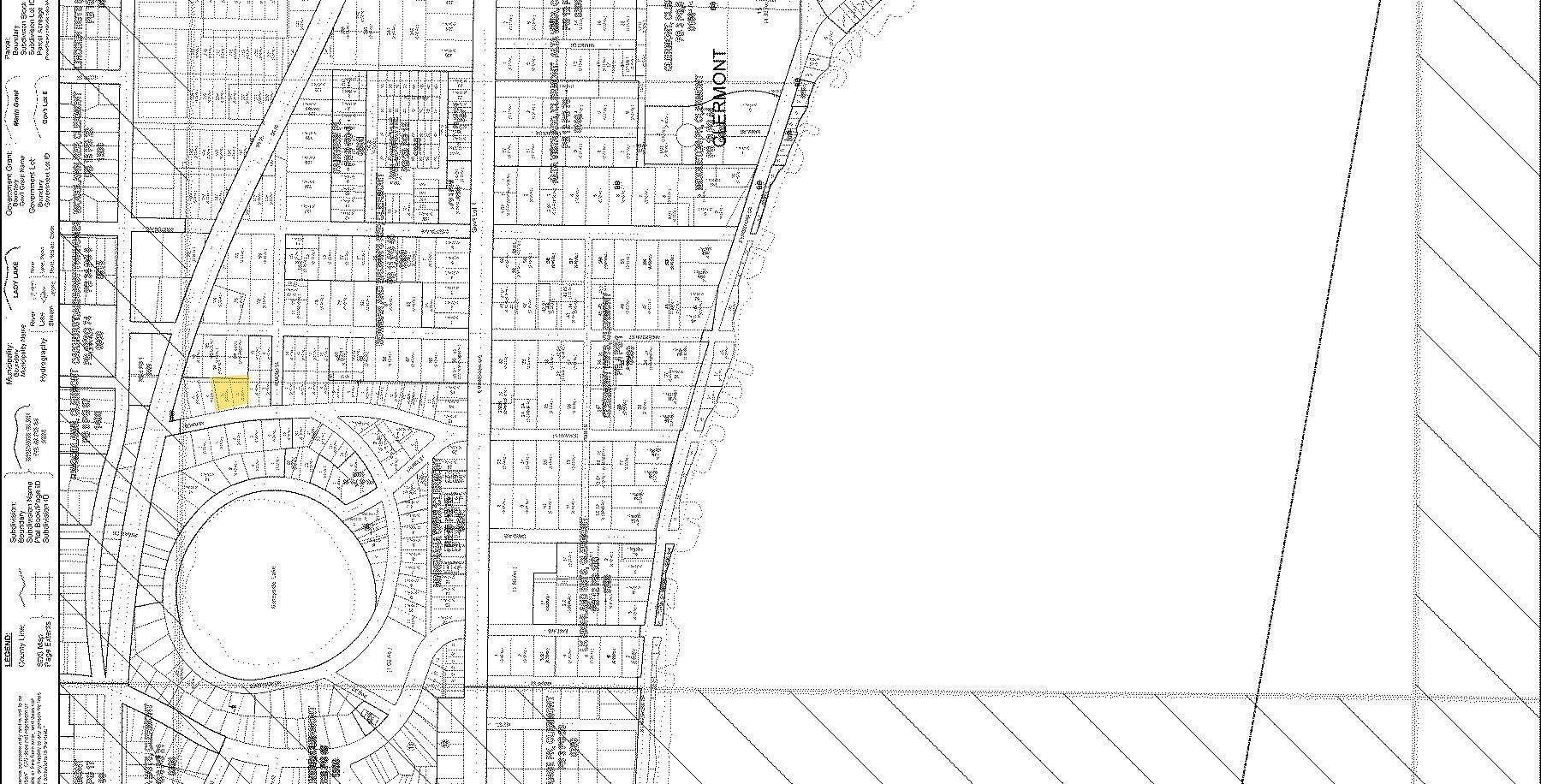 1214 Bowman St, Clermont, FL à vendre Plan cadastral- Image 1 de 2