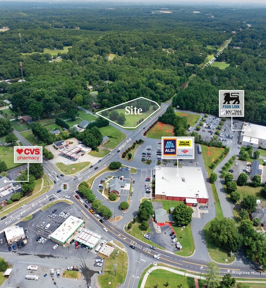 8101 Blair Rd, Mint Hill, NC for sale - Aerial - Image 2 of 5