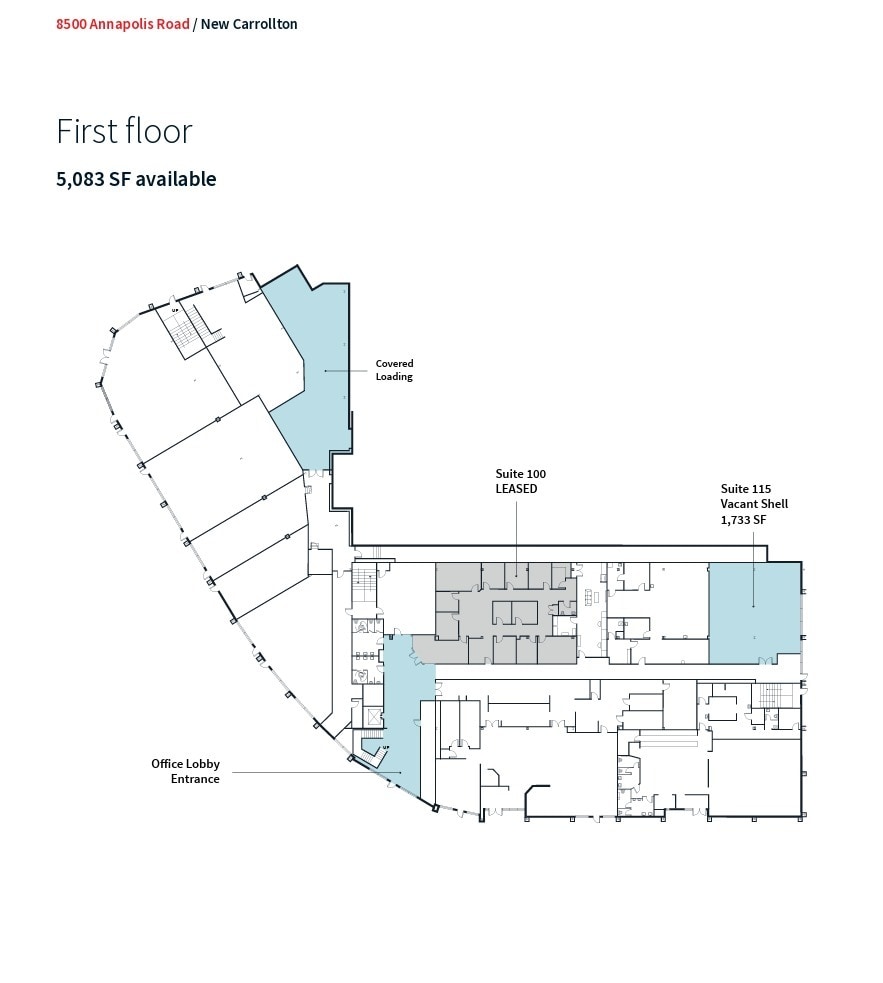 8500 Annapolis Rd, New Carrollton, MD for lease Floor Plan- Image 1 of 1