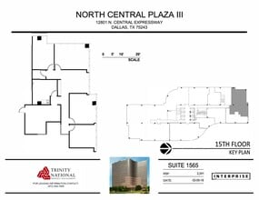 12801 N Central Expy, Dallas, TX for lease Floor Plan- Image 1 of 1
