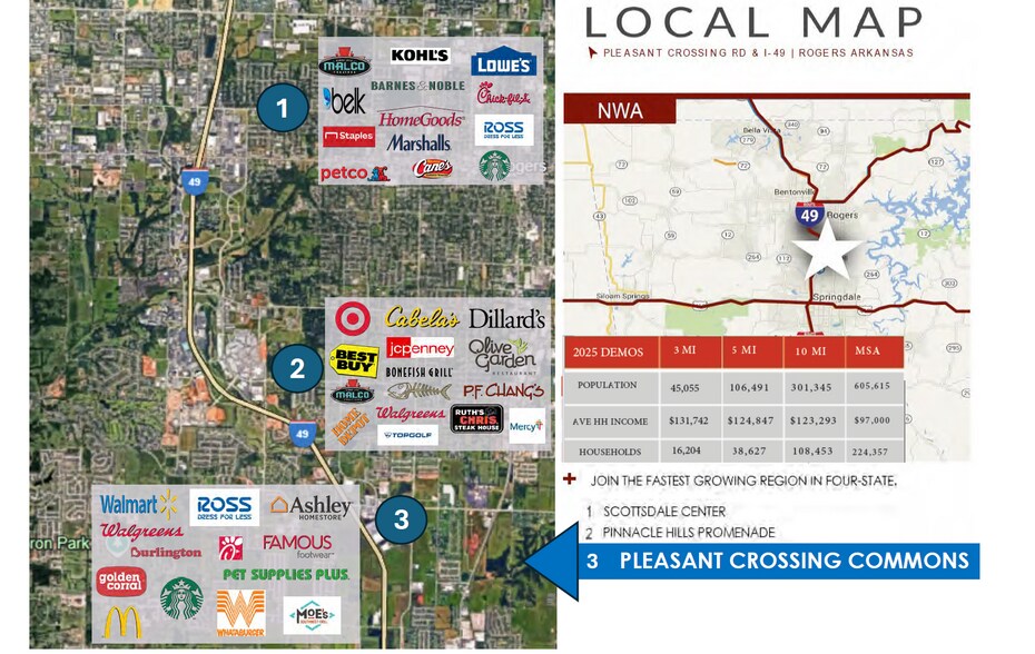 4305 S Pleasant Crossing Blvd, Rogers, AR à louer - Photo du bâtiment - Image 2 de 6