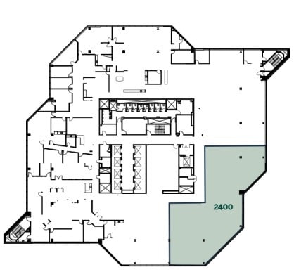 1001 Boul Robert-Bourassa, Montréal, QC for lease Floor Plan- Image 1 of 1