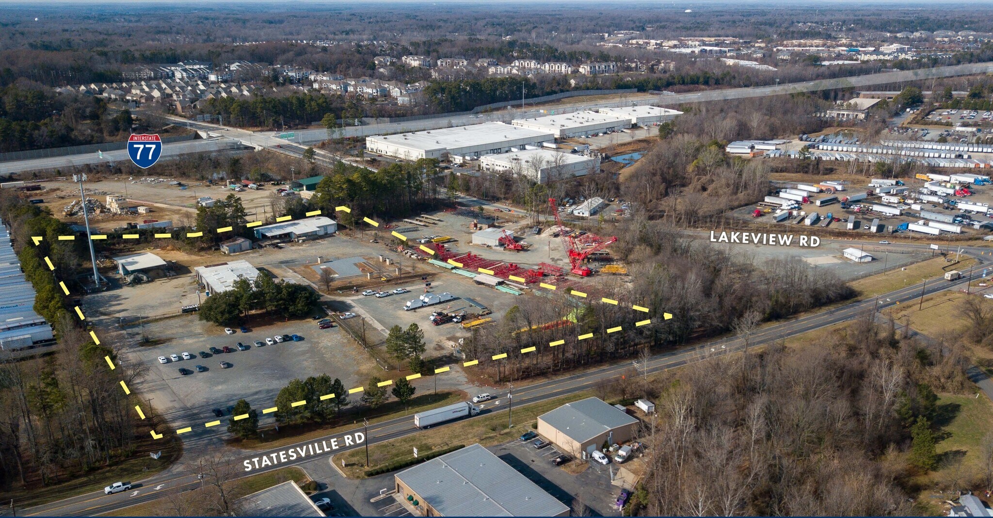 8101-8103 Statesville Rd, Charlotte, NC à louer Aérien- Image 1 de 14