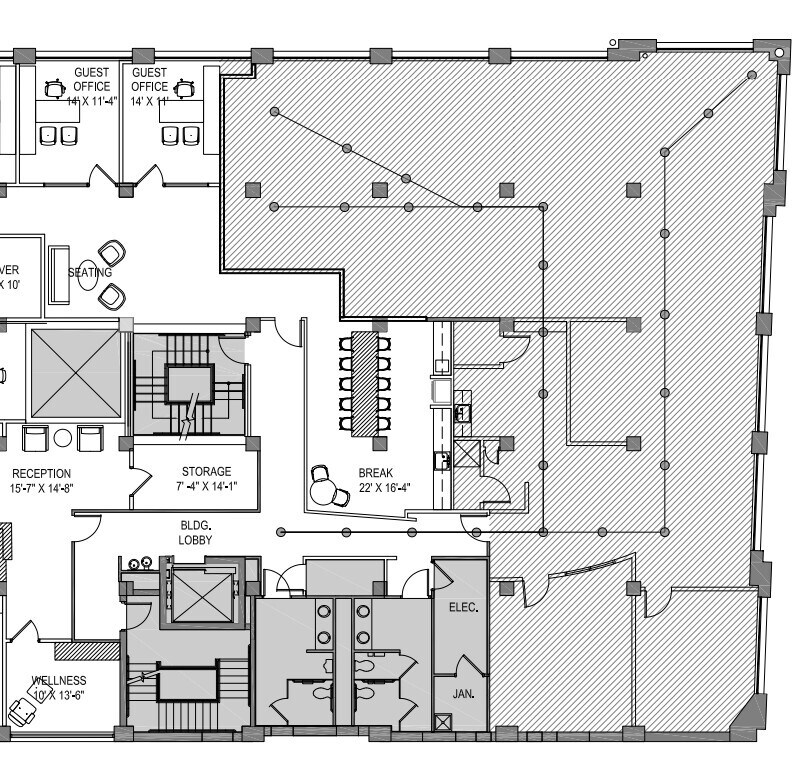 101-115 S 15th St, Richmond, VA à louer Plan d’étage- Image 1 de 1