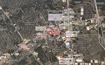 921 Cypress Creek Pky, Houston, TX - Aerial map view