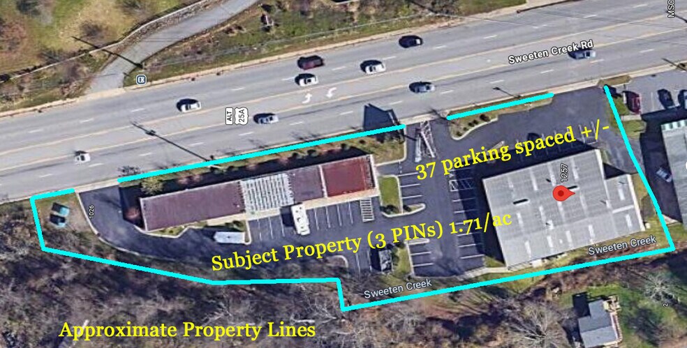 1257 Sweeten Creek Rd, Asheville, NC à vendre - Photo du bâtiment - Image 1 de 43