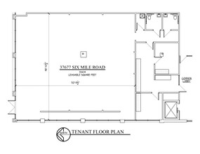 37655-37699 6 Mile Rd, Livonia, MI for lease Floor Plan- Image 2 of 2