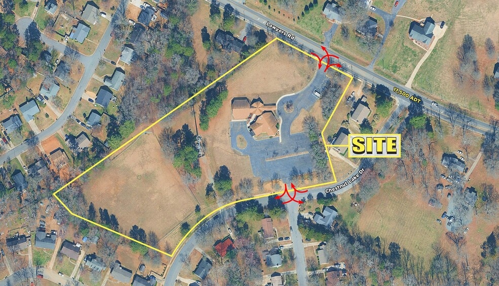 7700 Lawyers Rd, Charlotte, NC for sale - Aerial - Image 3 of 3