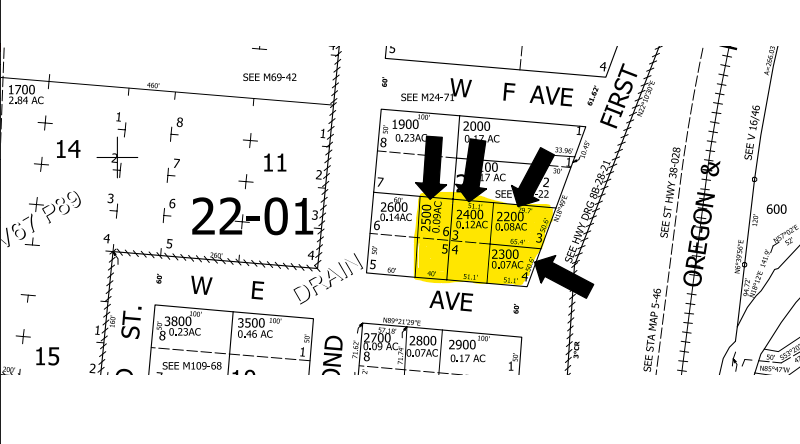 517 First St, Drain, OR à vendre - Plan cadastral - Image 2 de 5