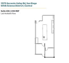 11555 Sorrento Valley Rd, San Diego, CA for lease Floor Plan- Image 1 of 1