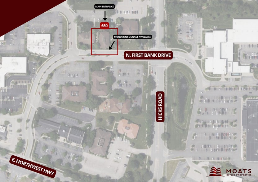 650 N 1st Bank Dr, Palatine, IL for sale - Site Plan - Image 2 of 2
