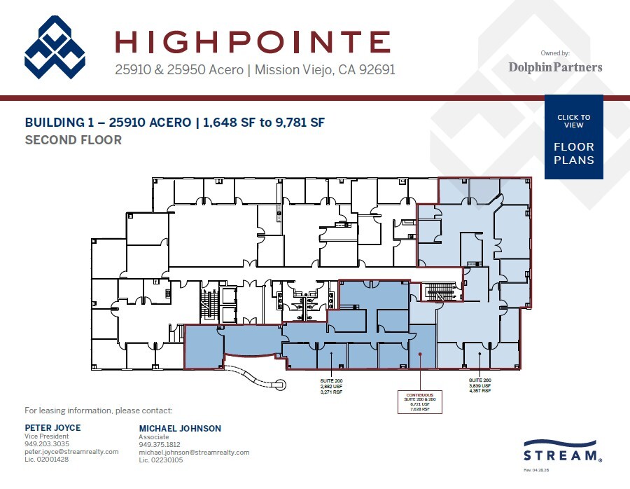 25950 Acero, Mission Viejo, CA à louer Plan d’étage- Image 1 de 1