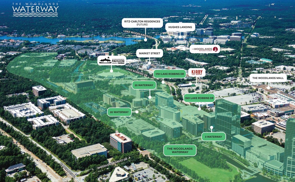 1599 Lake Robbins Dr, The Woodlands, TX for lease - Building Photo - Image 2 of 7