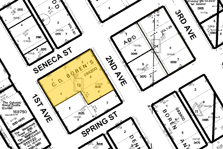 1191 2nd Ave, Seattle, WA à louer - Plan cadastral - Image 2 de 17