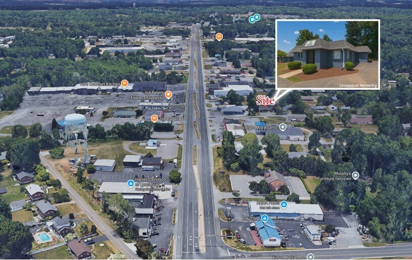 46 Shelor Dr, Lynchburg, VA for lease Aerial- Image 1 of 2