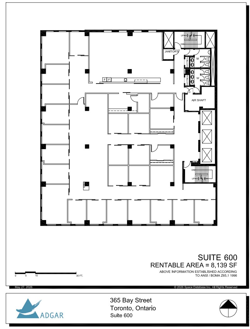 365 Bay St, Toronto, ON for lease Floor Plan- Image 1 of 1