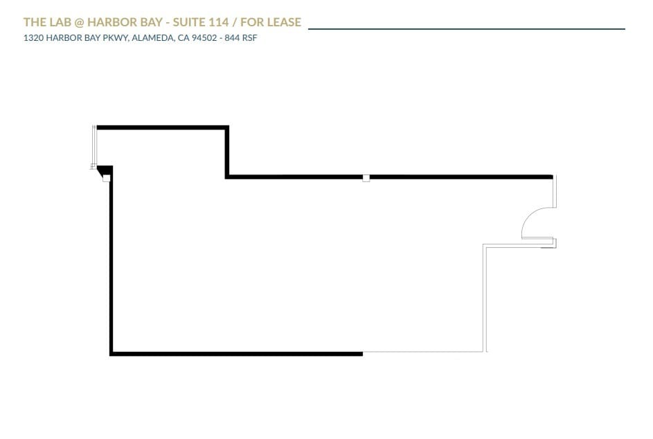 1310-1430 Harbor Bay Pky, Alameda, CA à louer Plan d’étage- Image 1 de 1