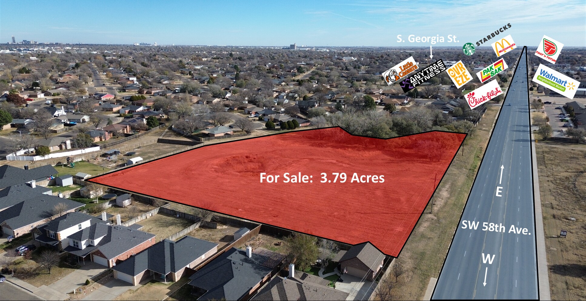 3010 SW 58th Ave, Amarillo, TX à vendre Aérien- Image 1 de 4