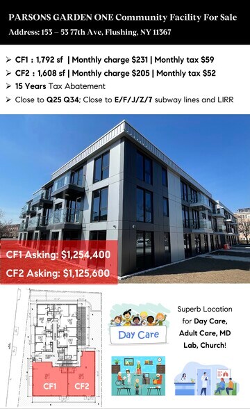 15353 77th Ave, Flushing, NY à louer - Photo du bâtiment - Image 2 de 14