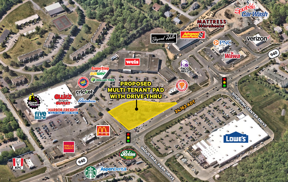 Route 940 & Industrial Park Dr, Mount Pocono, PA for lease - Building Photo - Image 2 of 3