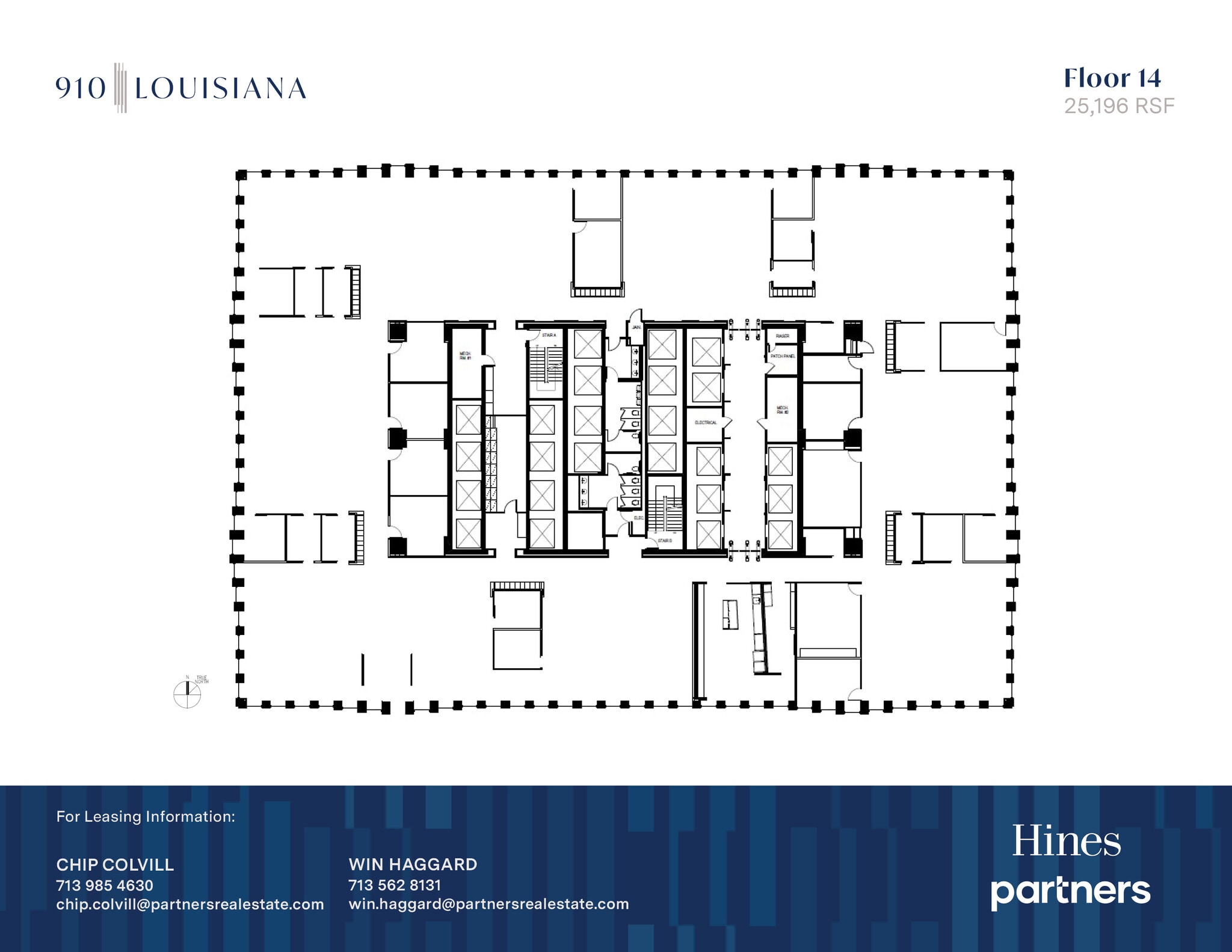 910 Louisiana St, Houston, TX à louer Plan d’étage- Image 1 de 1