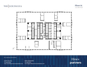 910 Louisiana St, Houston, TX à louer Plan d’étage- Image 1 de 1