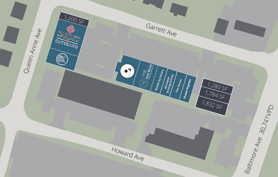 5019-5039 Garrett Ave, Beltsville, MD for lease - Site Plan - Image 2 of 2