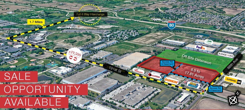 191st & 88th Ave, Mokena, IL for sale - Building Photo - Image 1 of 1