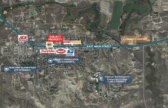 226 E Main St, Rangely, CO - Aérien  Vue de la carte