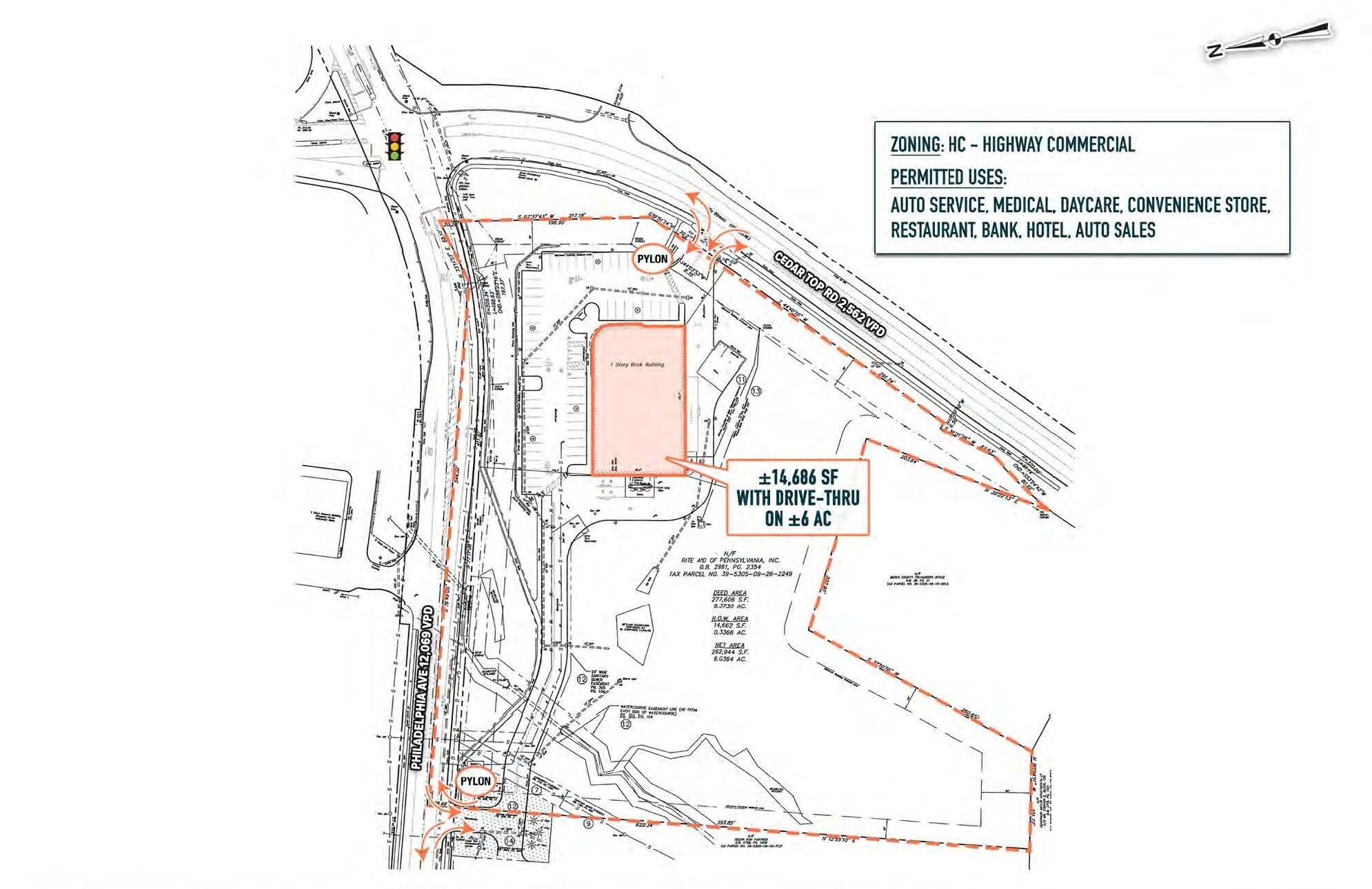 656 Philadelphia Ave, Reading, PA à louer Plan de site- Image 1 de 1