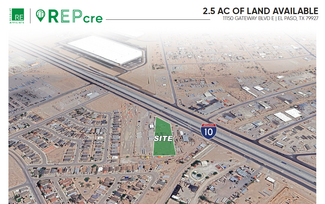 Plus de détails pour 11150 Gateway Blvd E, Socorro, TX - Terrain à louer