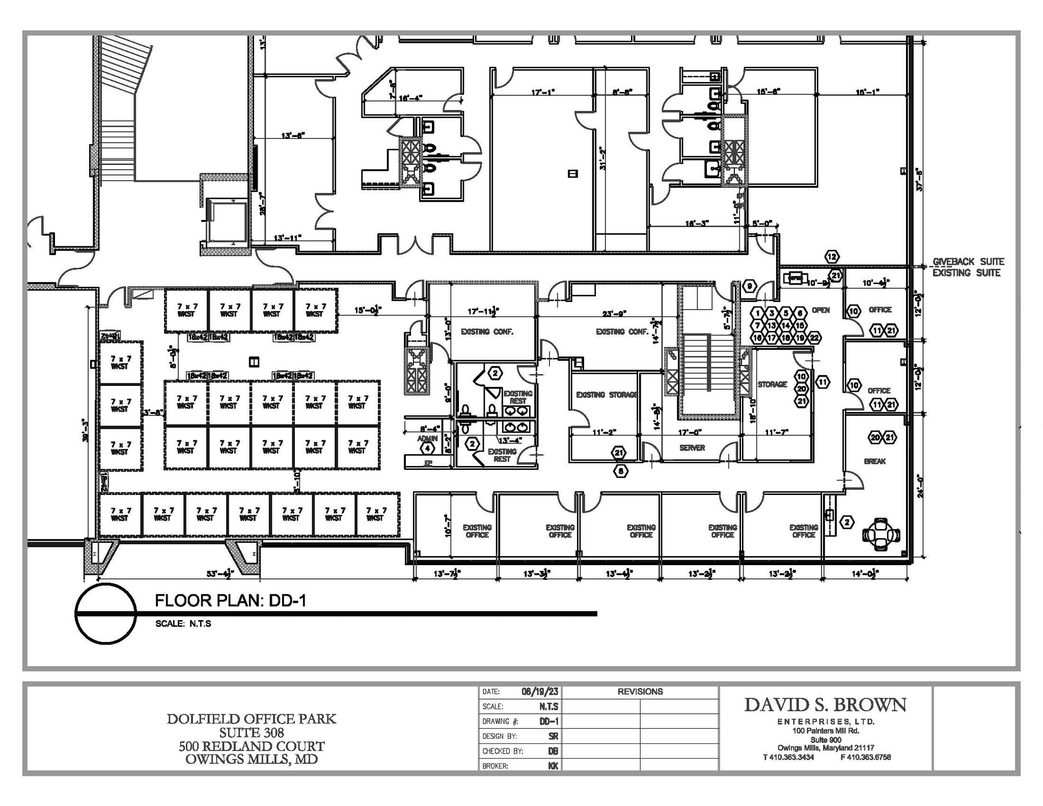 300 Redland Ct, Owings Mills, MD à louer Plan d’étage- Image 1 de 1