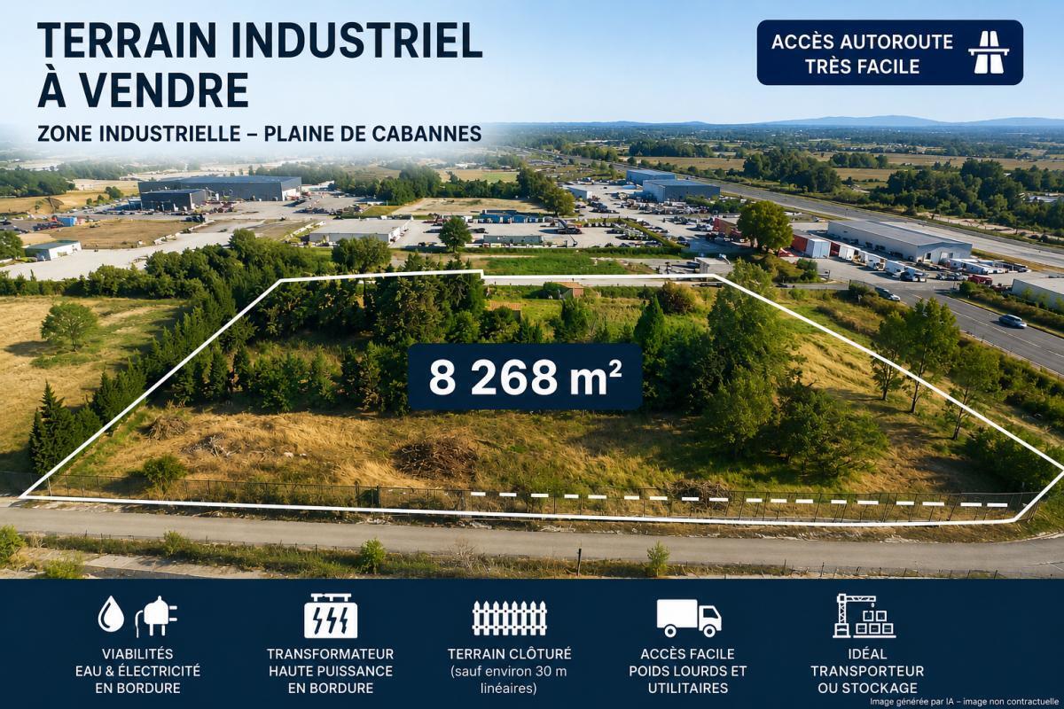 Land in Cabannes for sale Site Plan- Image 1 of 2