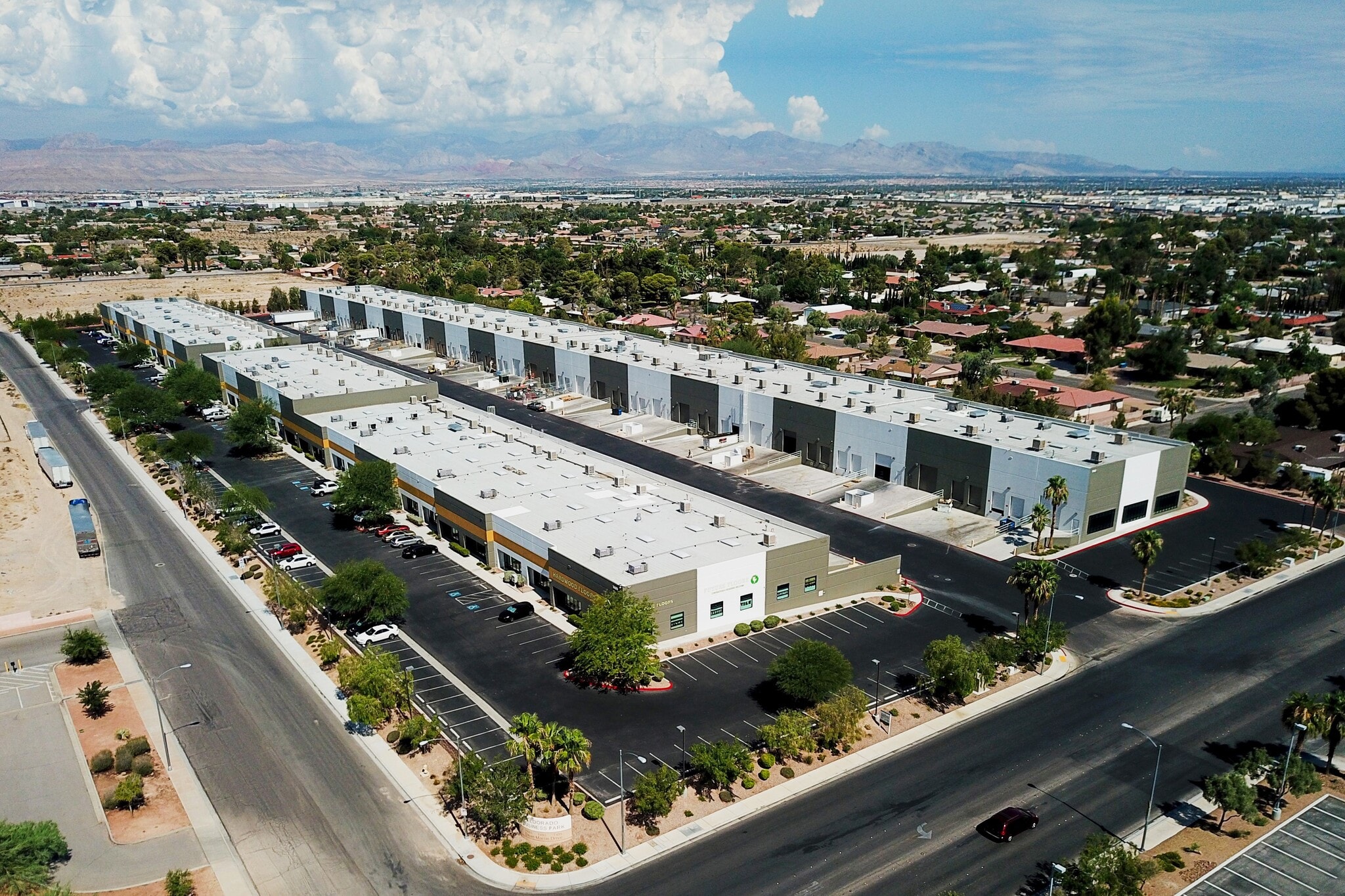 7465 Dean Martin Dr, Las Vegas, NV for lease Aerial- Image 1 of 7
