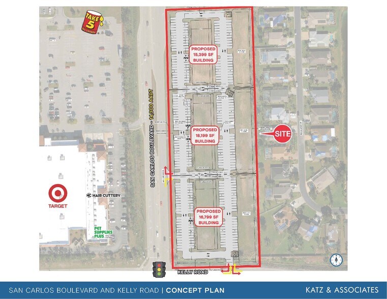 San Carlos Blvd, Fort Myers, FL à louer - Photo du bâtiment - Image 3 de 4