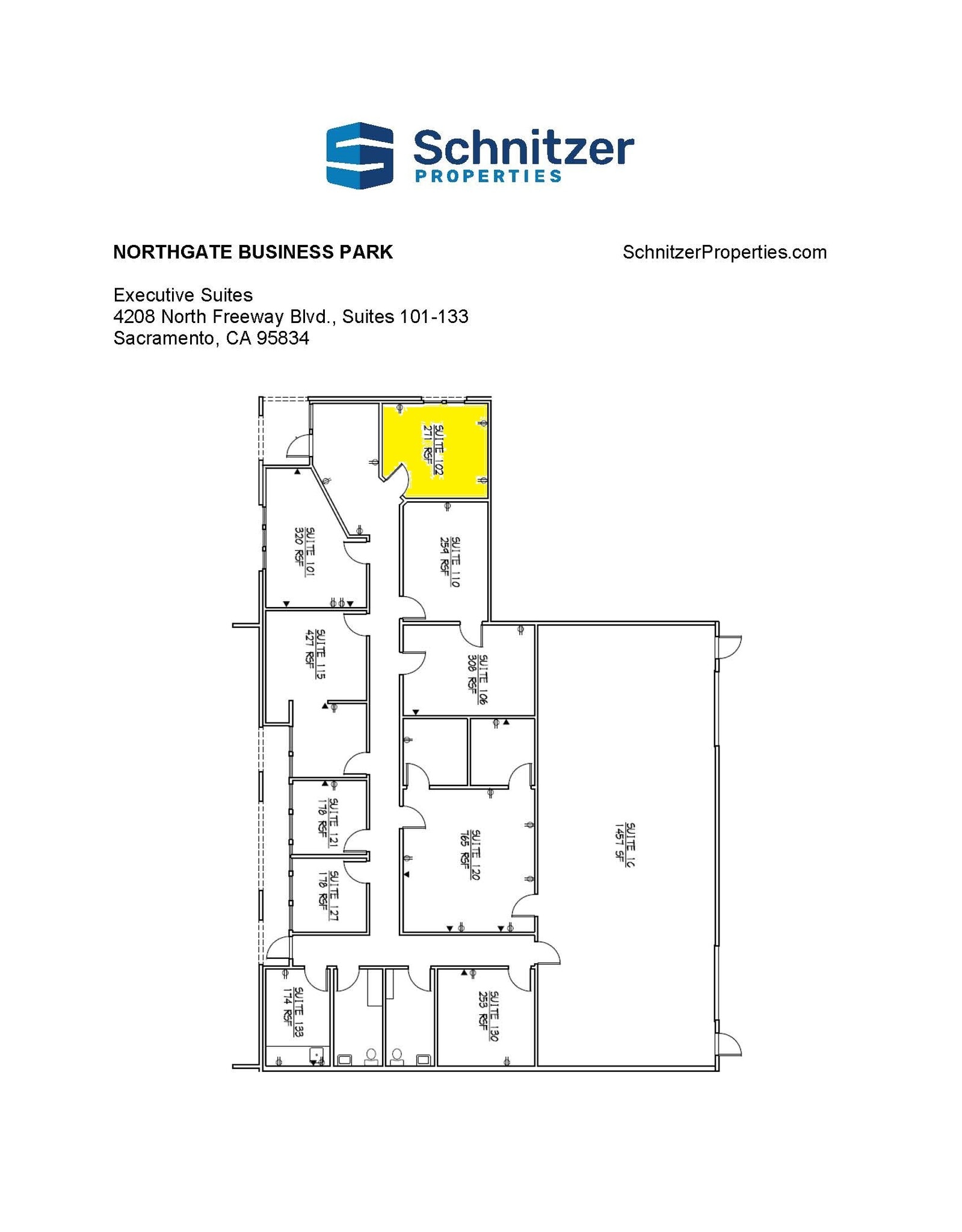 4135 Northgate Blvd, Sacramento, CA for lease Floor Plan- Image 1 of 1